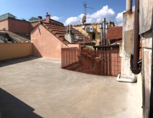 terrazza sui tetti di celle!